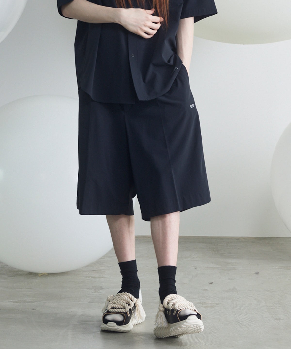 【26SS PRE-ORDER】【PERTEX】Prime-Wide One-tuck Shorts