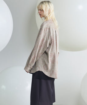 [Italian Dead Stock Fabric] Prime-Over Regular Collar Long Sleeve Shirt