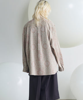 [Italian Dead Stock Fabric] Prime-Over Regular Collar Long Sleeve Shirt