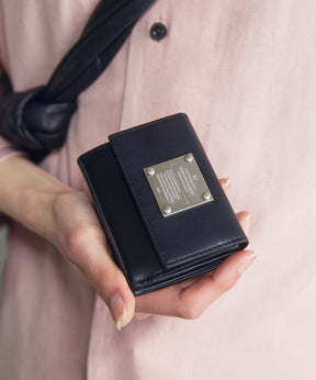 Metal Plate Trifold Wallet