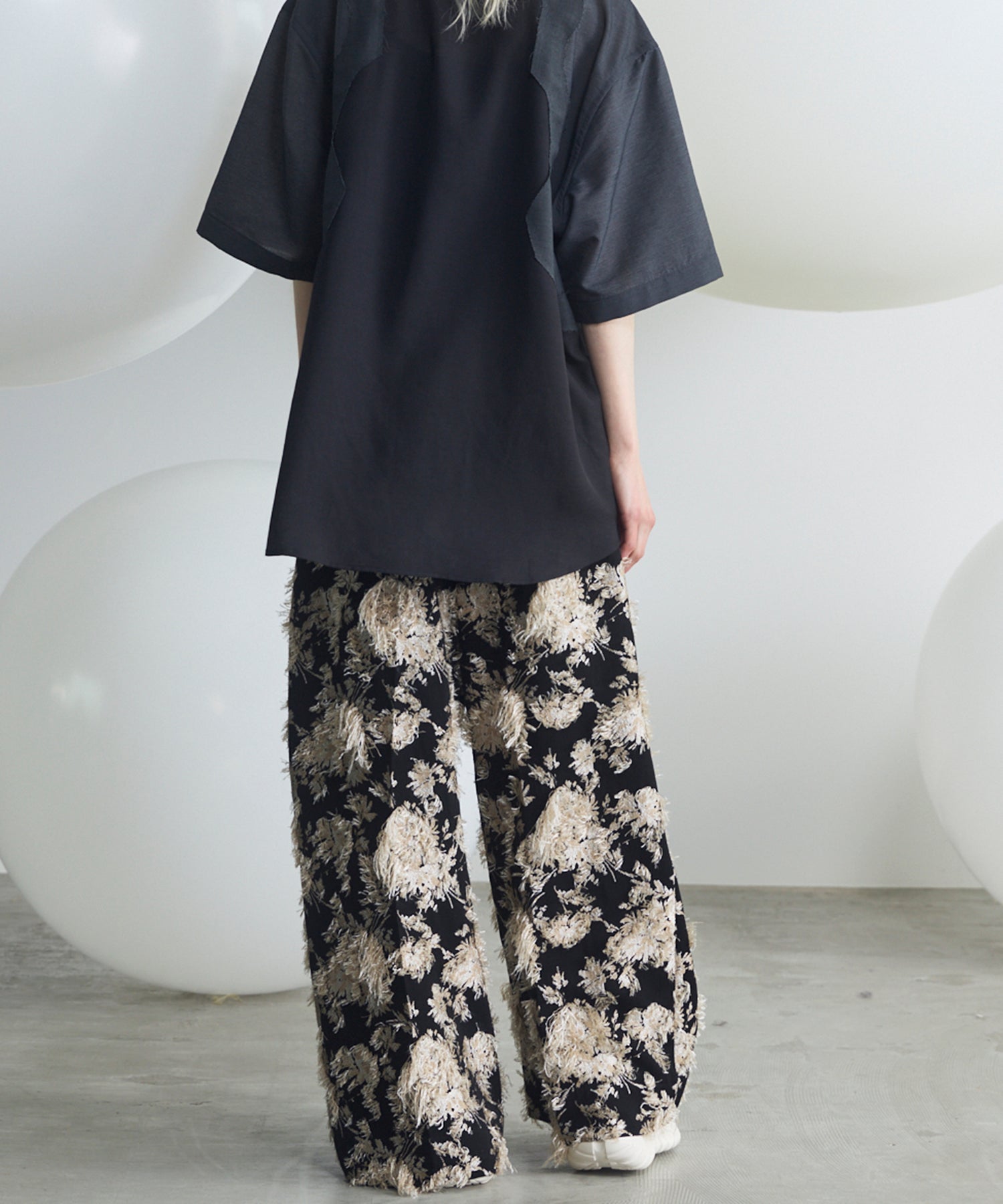 【26SS PRE-ORDER】Linen Mix Slab Side Big Pocket Prime-Wide Pants