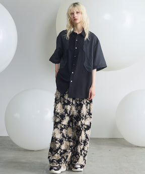 【26SS PRE-ORDER】Linen Mix Slab Side Big Pocket Prime-Wide Pants