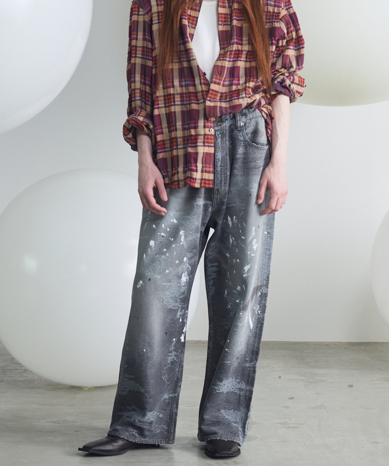 【26SS PRE-ORDER】Linen Mix Slab Side Big Pocket Prime-Wide Pants