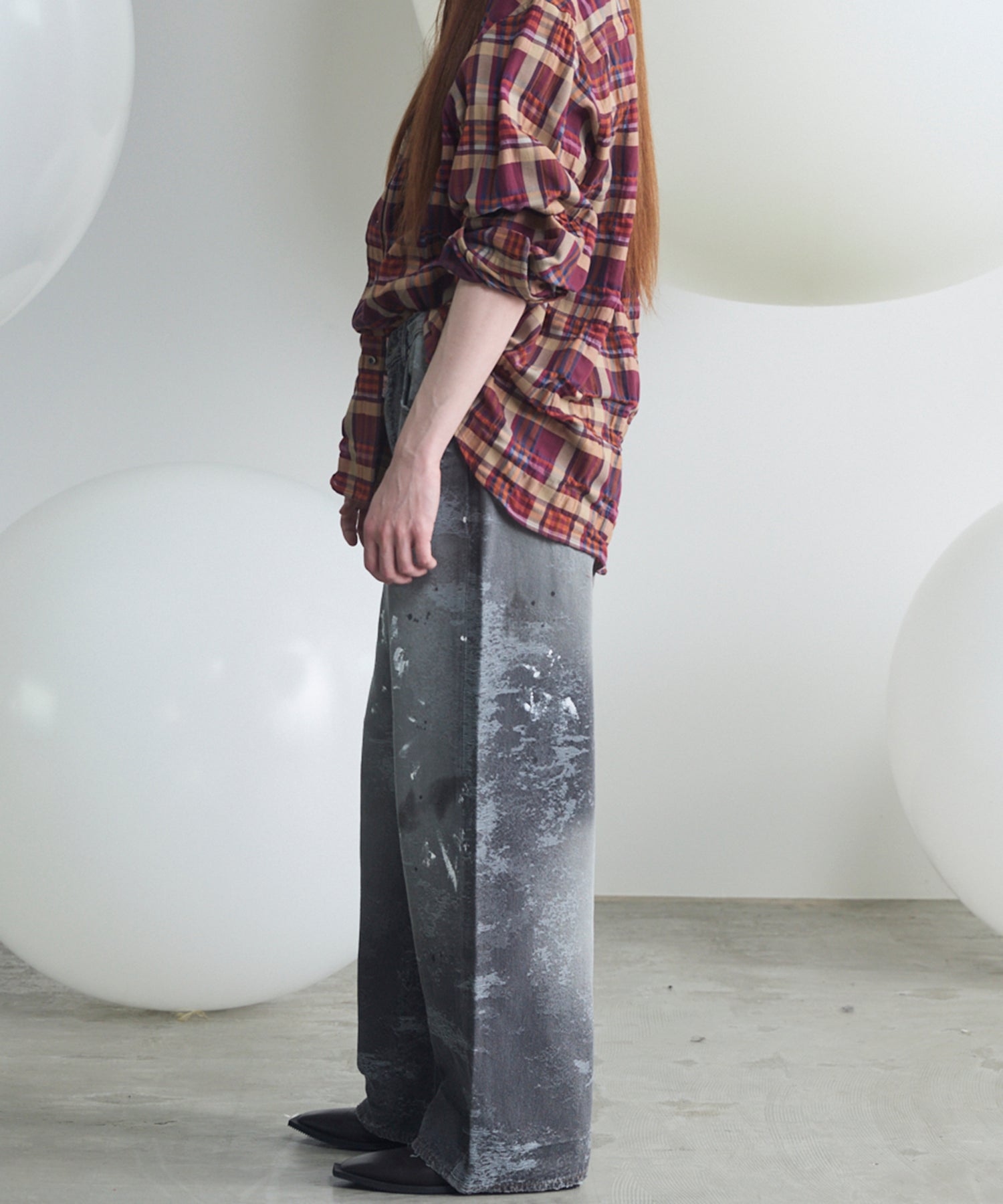 【26SS PRE-ORDER】Linen Mix Slab Side Big Pocket Prime-Wide Pants