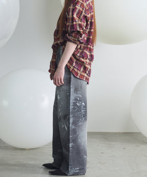 【26SS PRE-ORDER】Linen Mix Slab Side Big Pocket Prime-Wide Pants