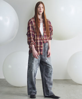 【26SS PRE-ORDER】Linen Mix Slab Side Big Pocket Prime-Wide Pants