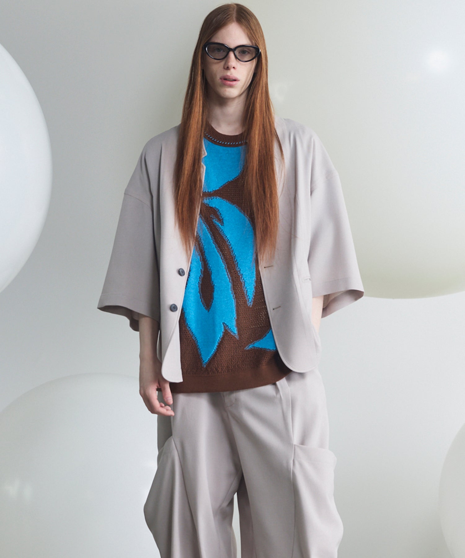 【26ss PRE-ORDER】Crispy Cross Calze Regular-Over 2b Tailored Jacket