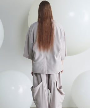 【26ss PRE-ORDER】Crispy Cross Calze Regular-Over 2b Tailored Jacket