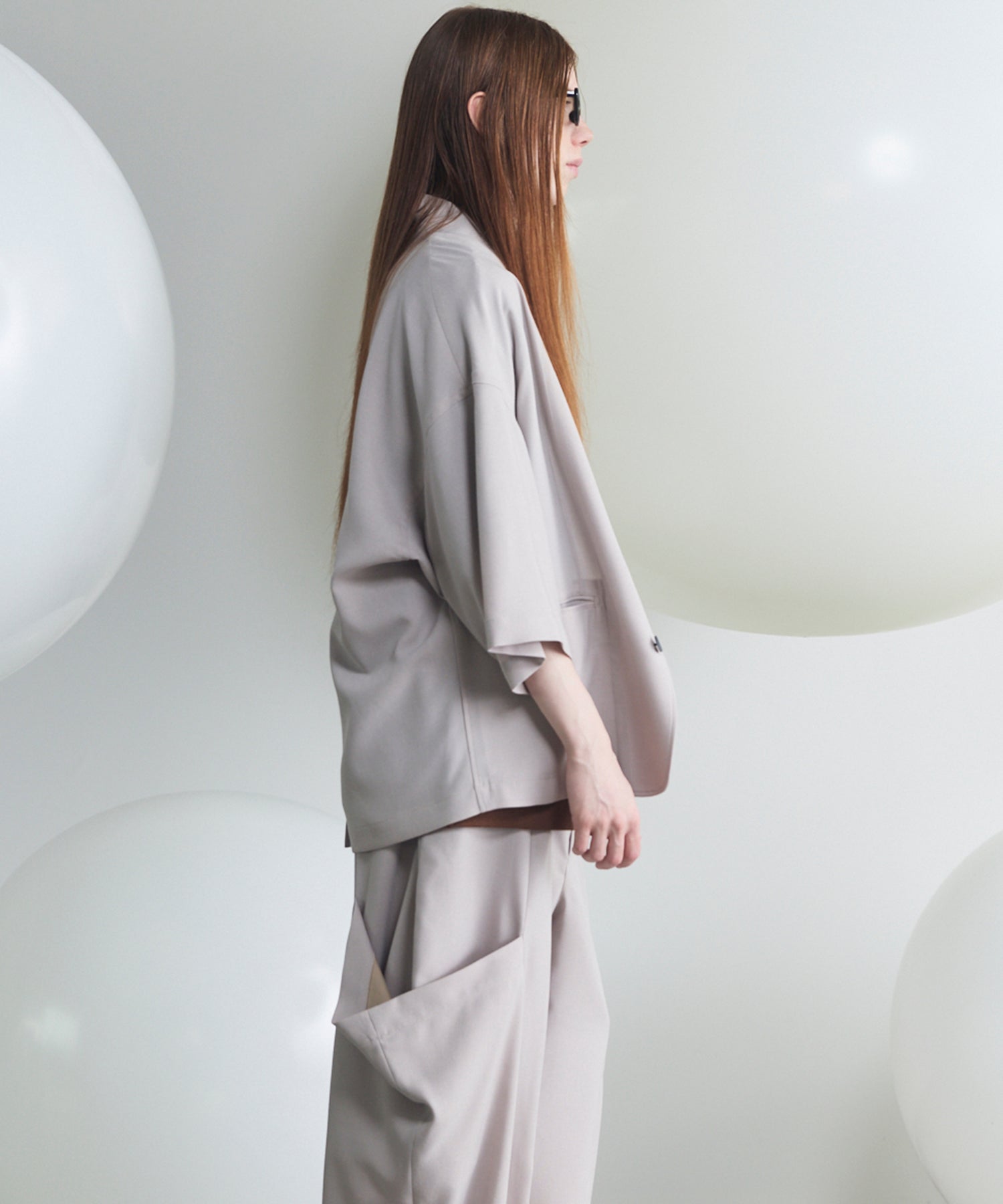 【26ss PRE-ORDER】Crispy Cross Calze Regular-Over 2b Tailored Jacket