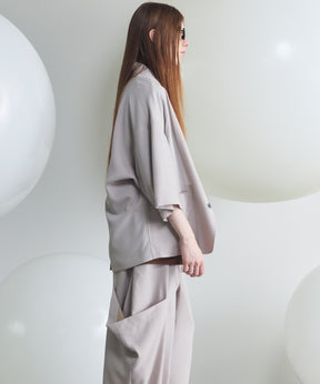 【26ss PRE-ORDER】Crispy Cross Calze Regular-Over 2b Tailored Jacket