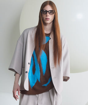 【26ss PRE-ORDER】Crispy Cross Calze Regular-Over 2b Tailored Jacket