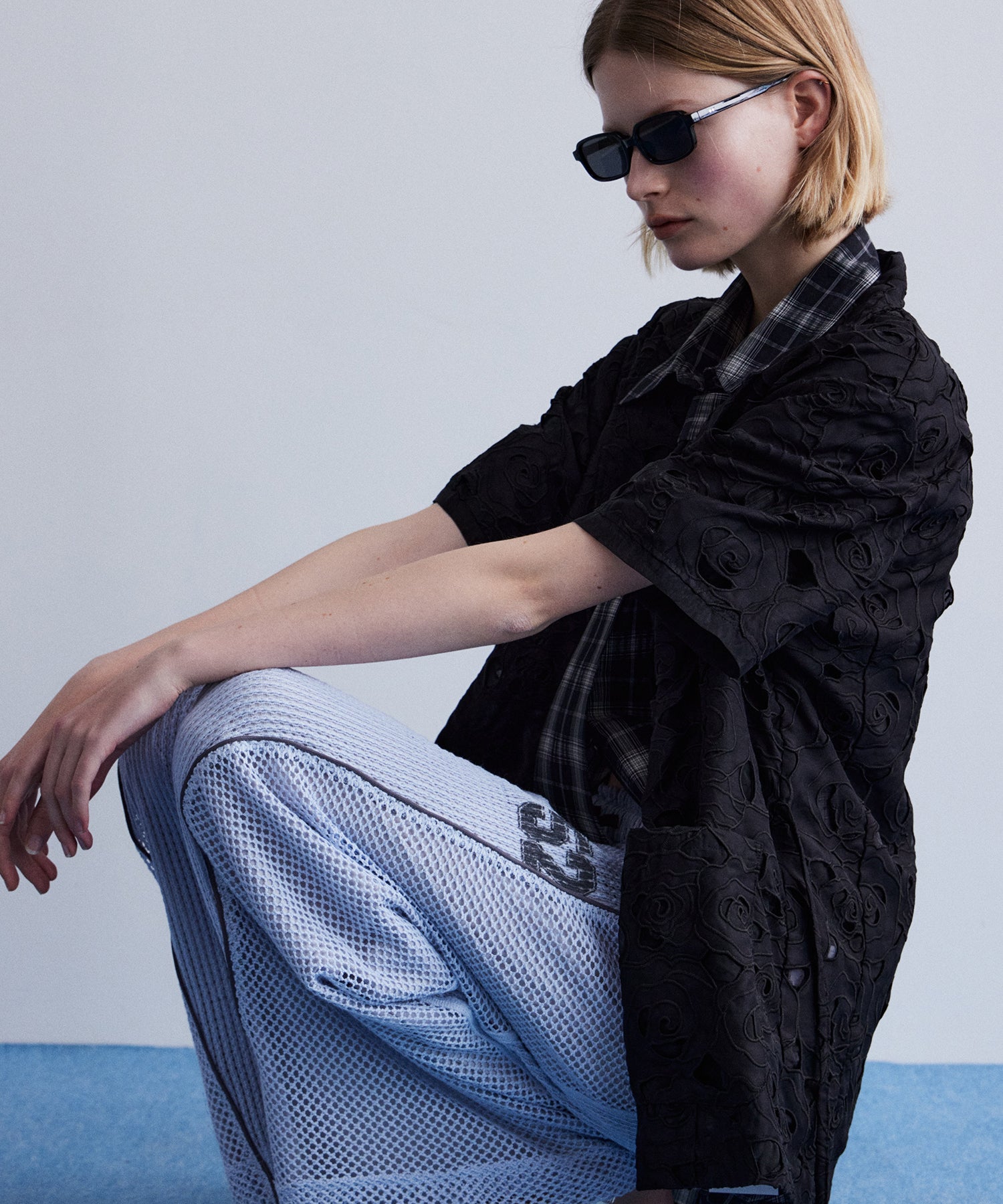 Skinny Square Sunglasses