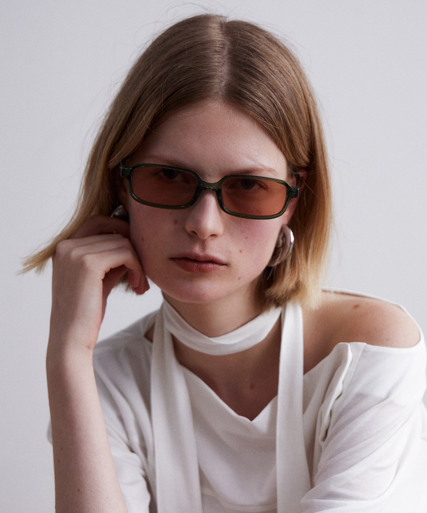 Skinny Square Sunglasses