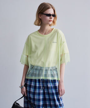 【PRE-ORDER】Sheer Layered T-Shirt