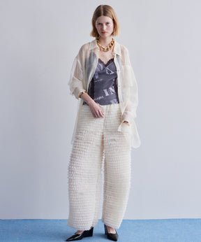 Tulle Tiered Easy Pants