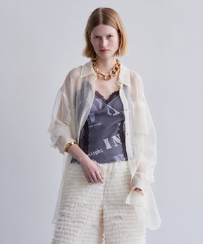 【2026Summer PRE-ORDER】2way Sheer Shirt