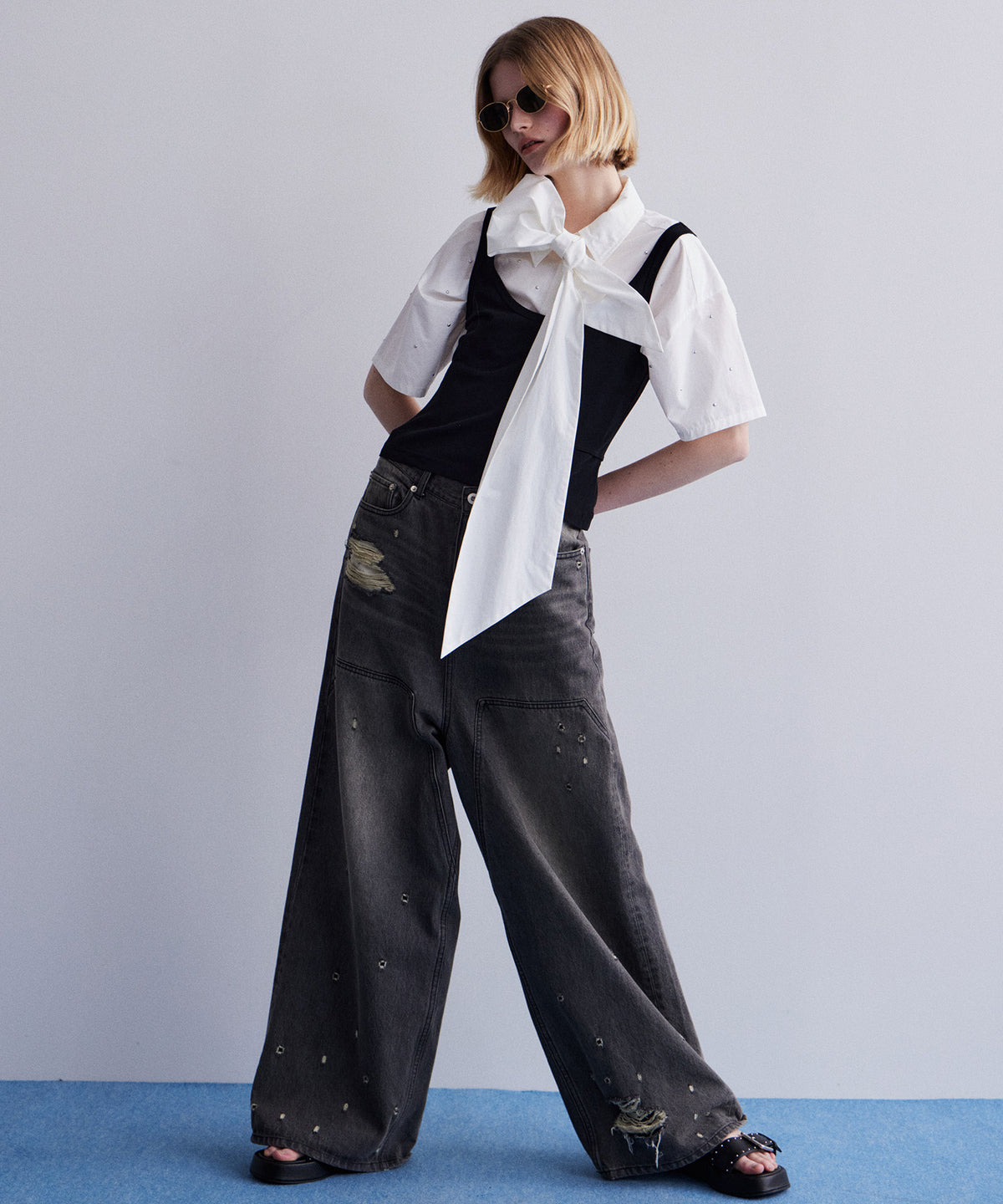 Baggy Denim Pants