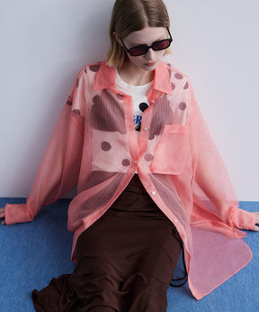 【2026Summer PRE-ORDER】2way Sheer Shirt