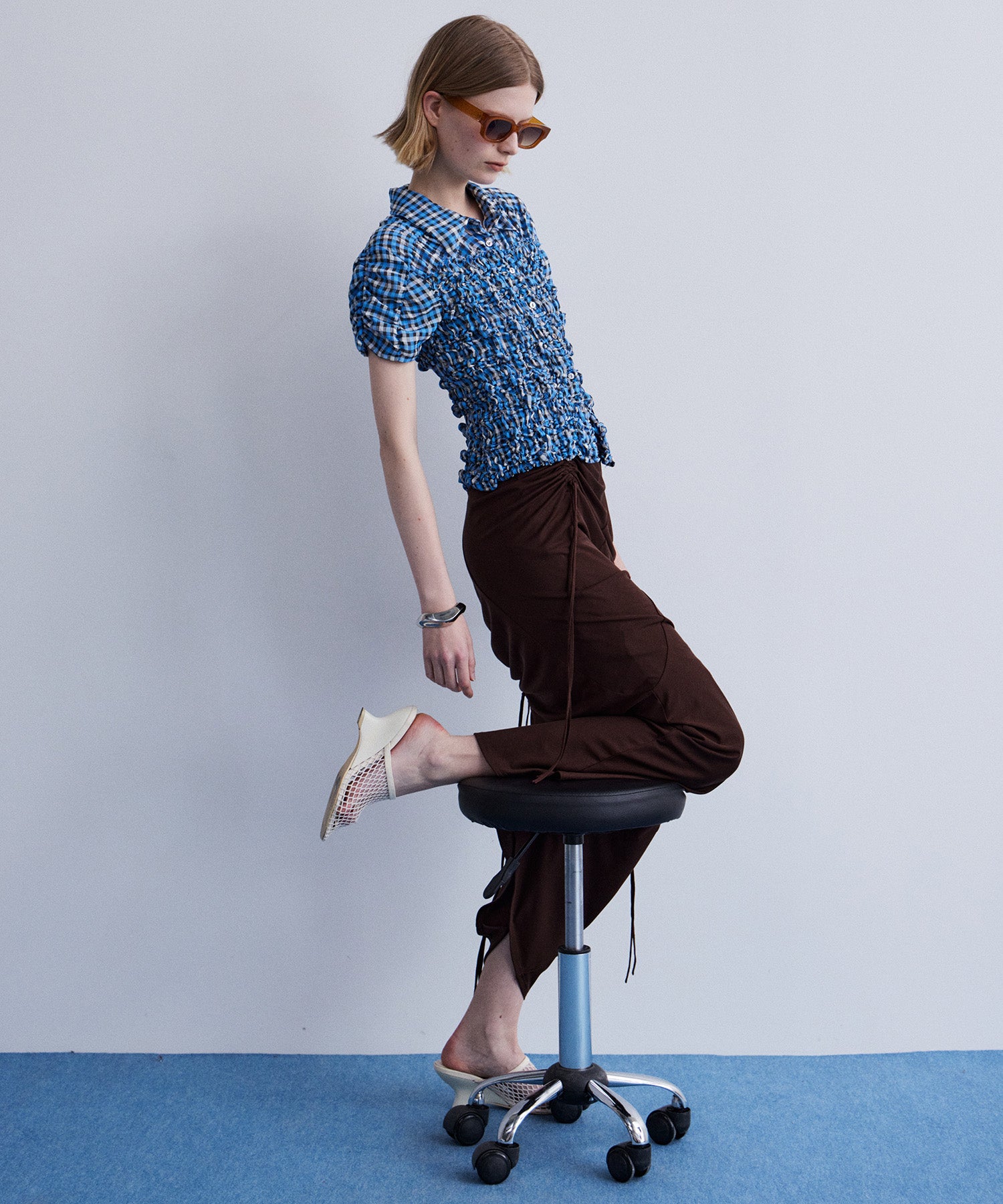 【PRE-ORDER】Shirring French Sleeve Shirt