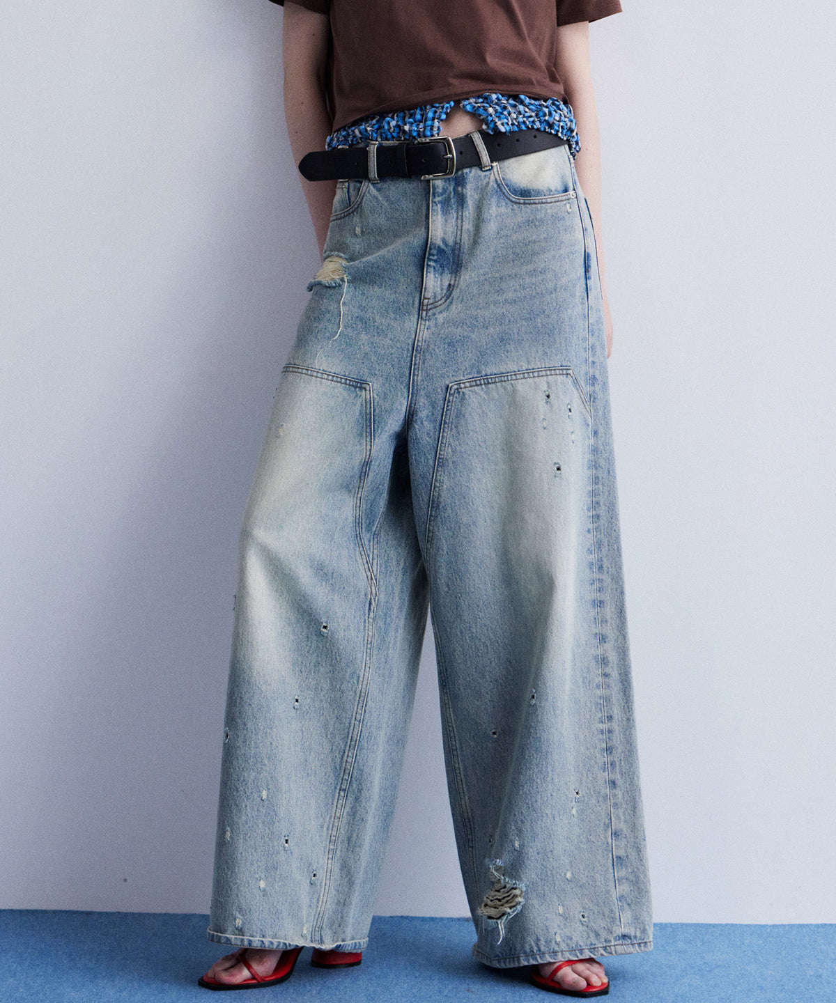 Baggy Denim Pants