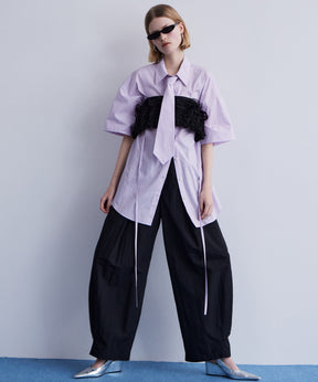 [2026Summer PRE-ORDER] Half-Sleeve Over Tie Shirt