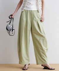 Tuck Cocoon Color Pants