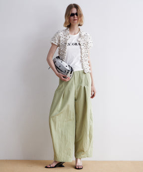 Tuck Cocoon Color Pants