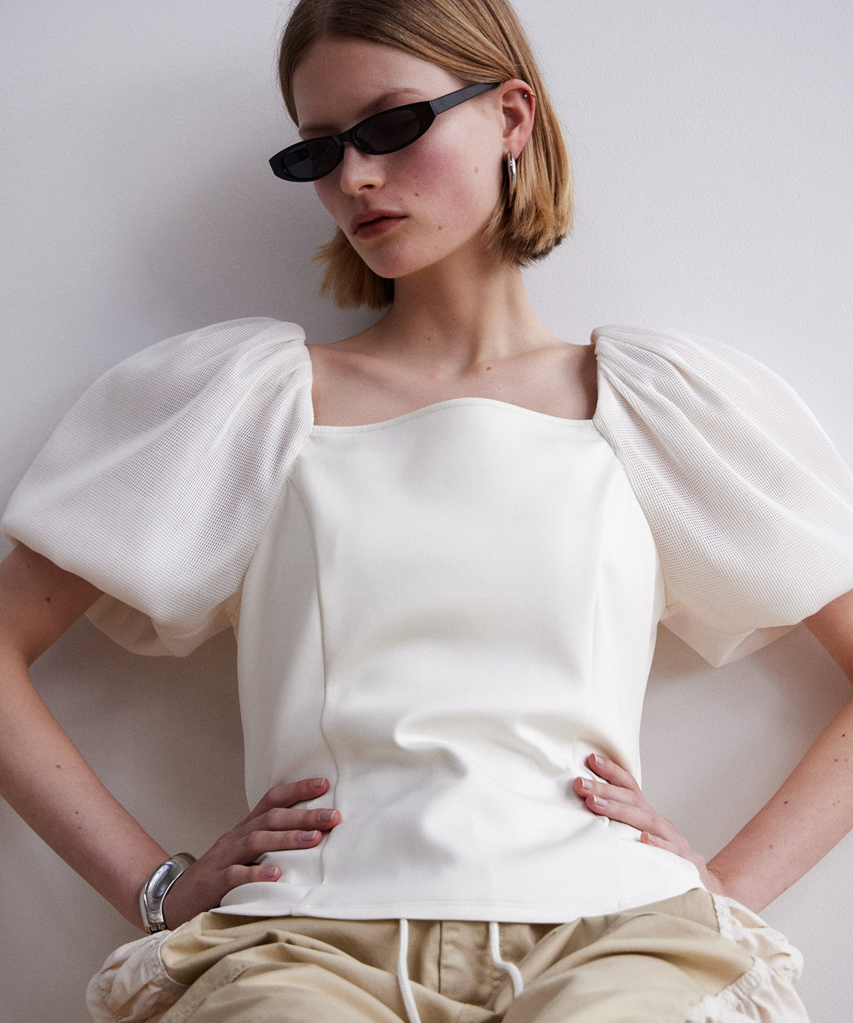 [2026夏季预购]网布粘合袖上衣