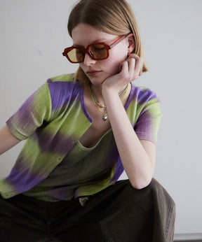 【SUKU HOME】POINTELLE SHORT SLEEVE CARDI