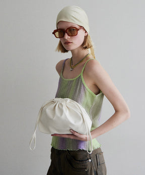 Vegan Leather 2way Purse Small  Shoulder Bag