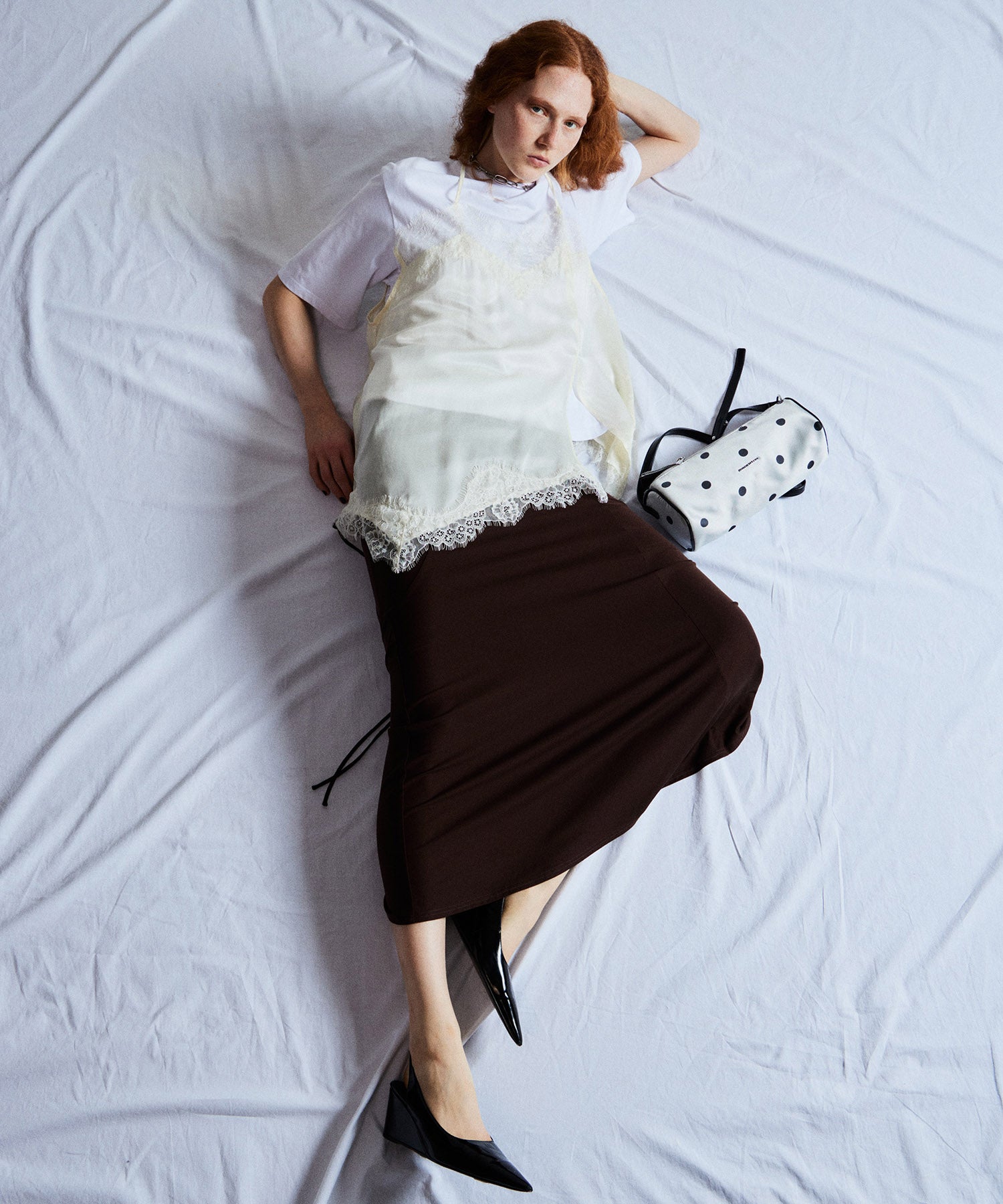 PRE-ORDER】Lace Docking Layered TEE