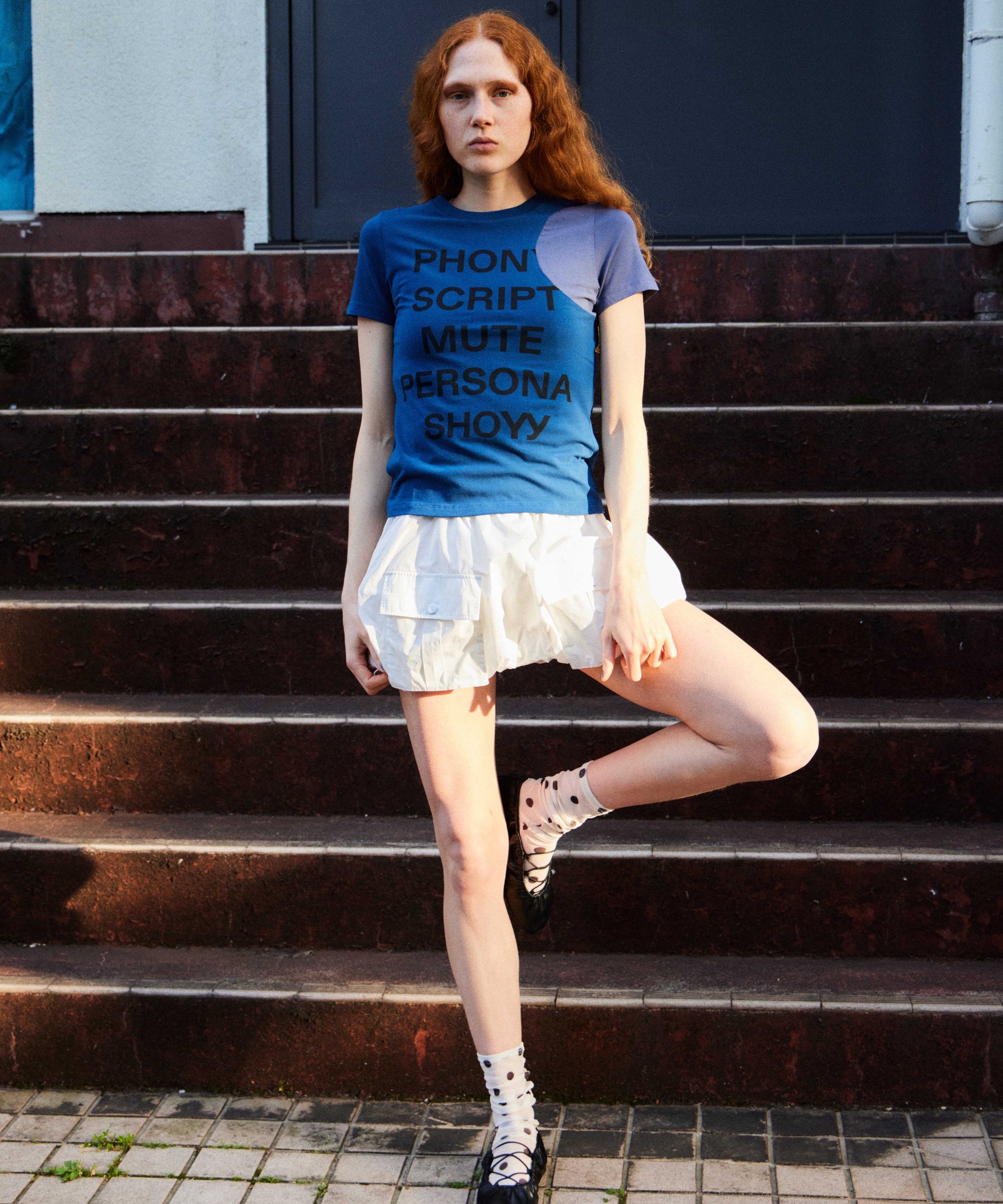 OPEN YY YY DOT TYPO TEE