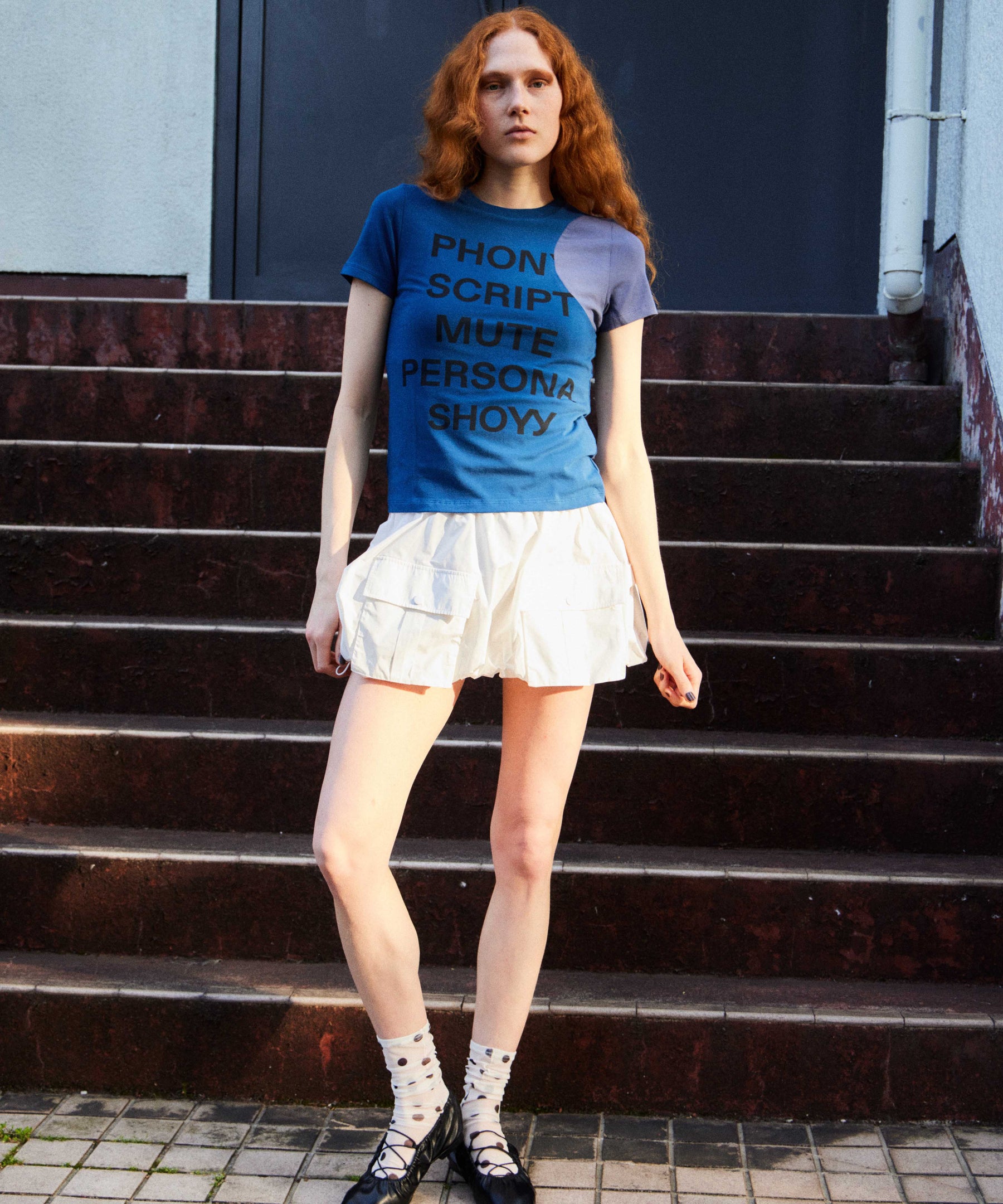 OPEN YY YY DOT TYPO TEE