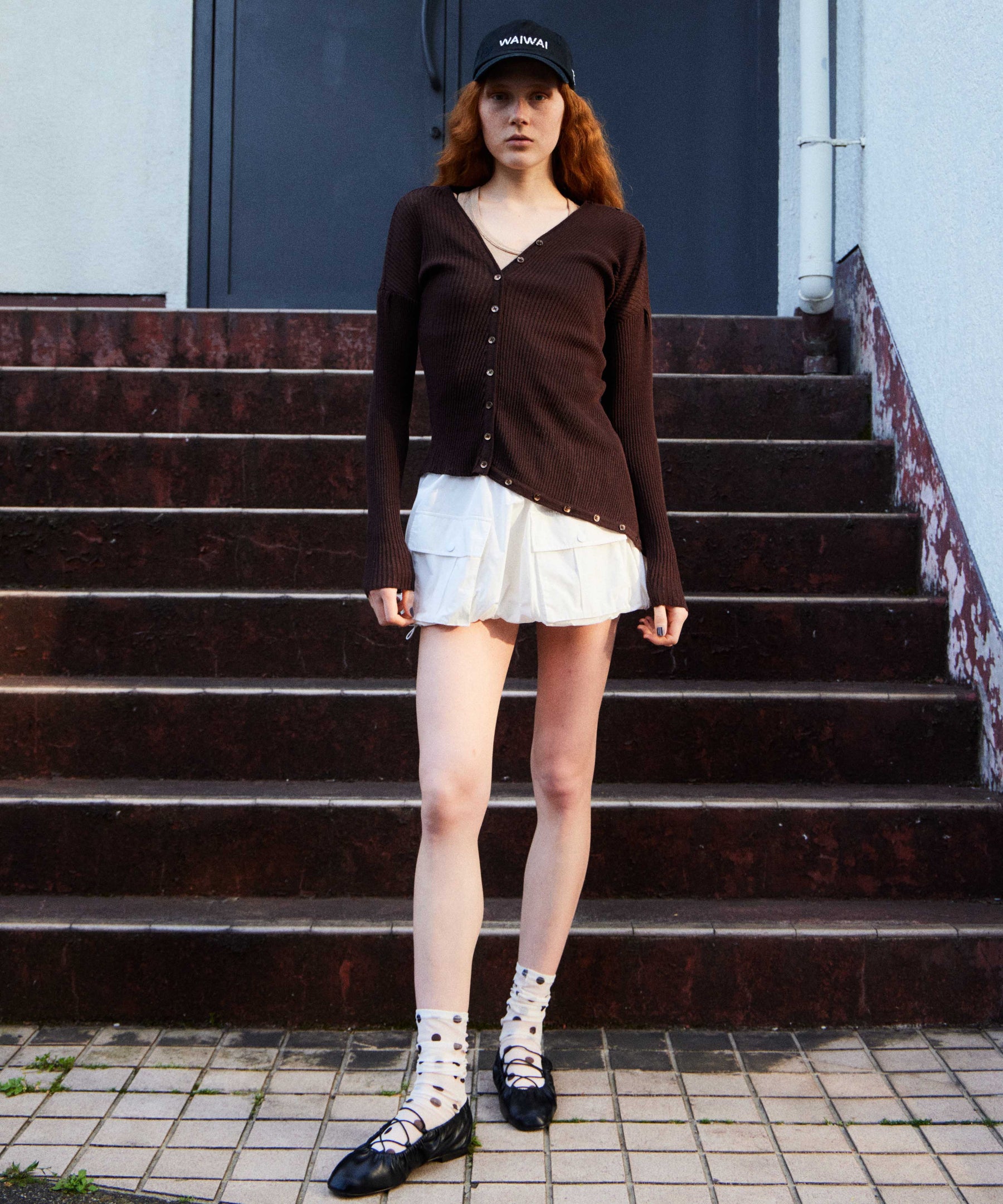 【OPEN YY】CONVERTIBLE DRAPE CARDIGAN