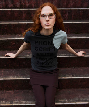OPEN YY YY DOT TYPO TEE
