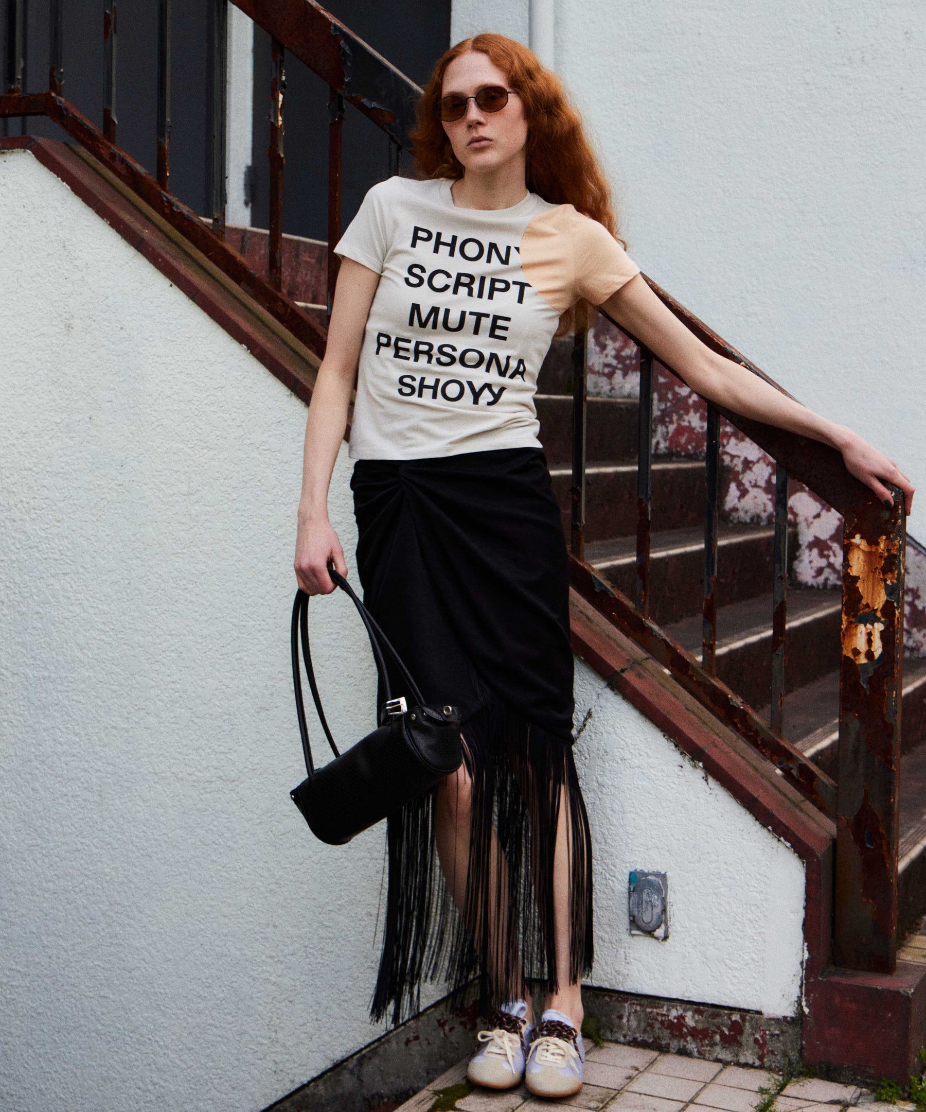 OPEN YY YY DOT TYPO TEE