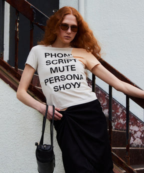 OPEN YY YY DOT TYPO TEE