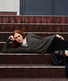 【OPEN YY】CONVERTIBLE DRAPE CARDIGAN