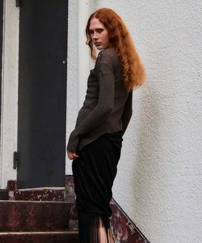 【OPEN YY】CONVERTIBLE DRAPE CARDIGAN