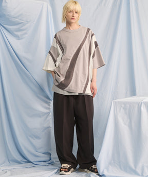 [26SS 预购] 花朵拼布 Vintage Like Prime-Over 运动拉链连帽衫