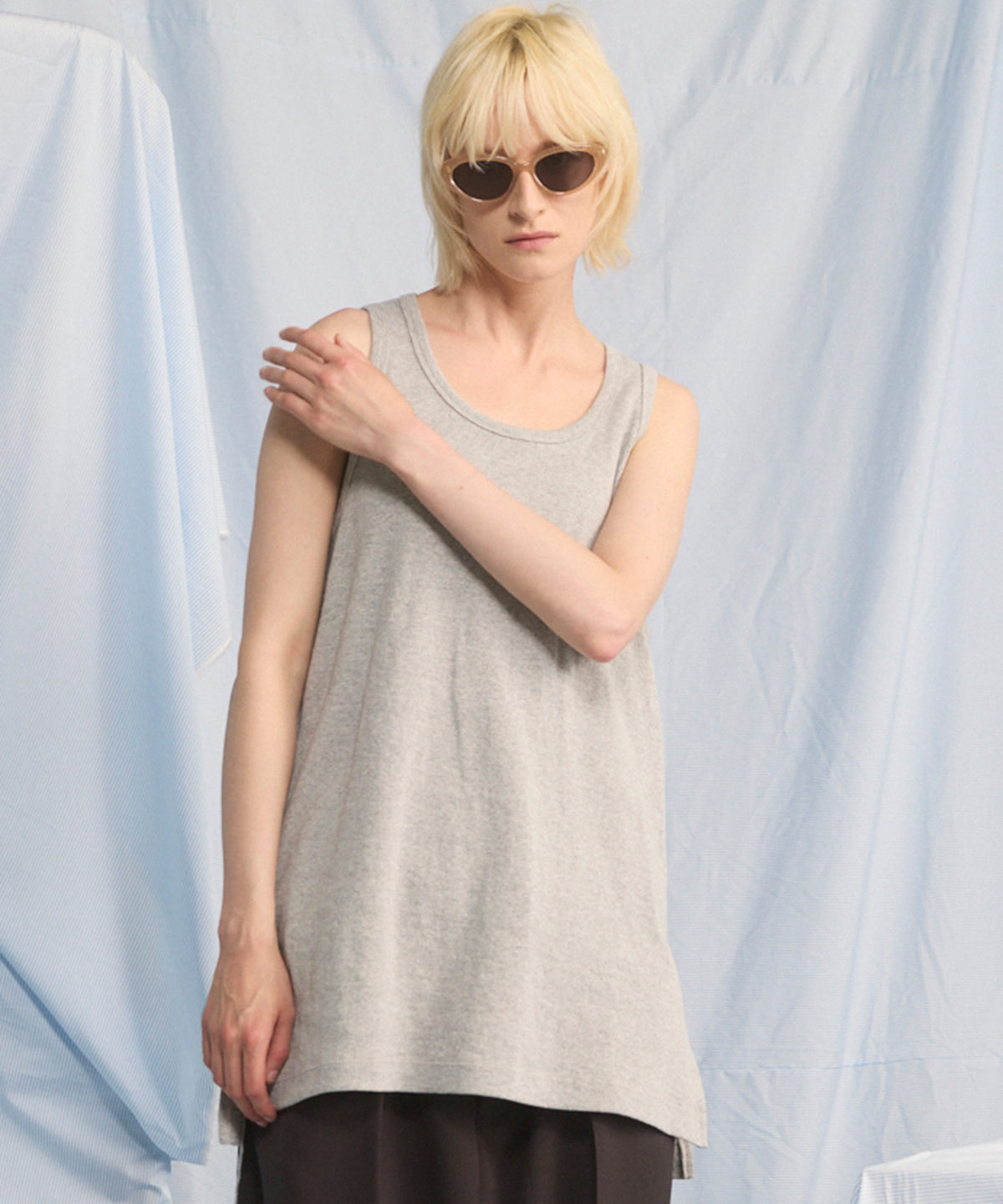 Fraise Layered Square Tank Top