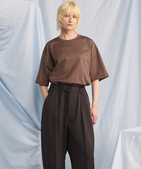 【26SS PRE-ORDER】Suvin GIZA Cotton Regular-Over Short-sleeved T-shirt
