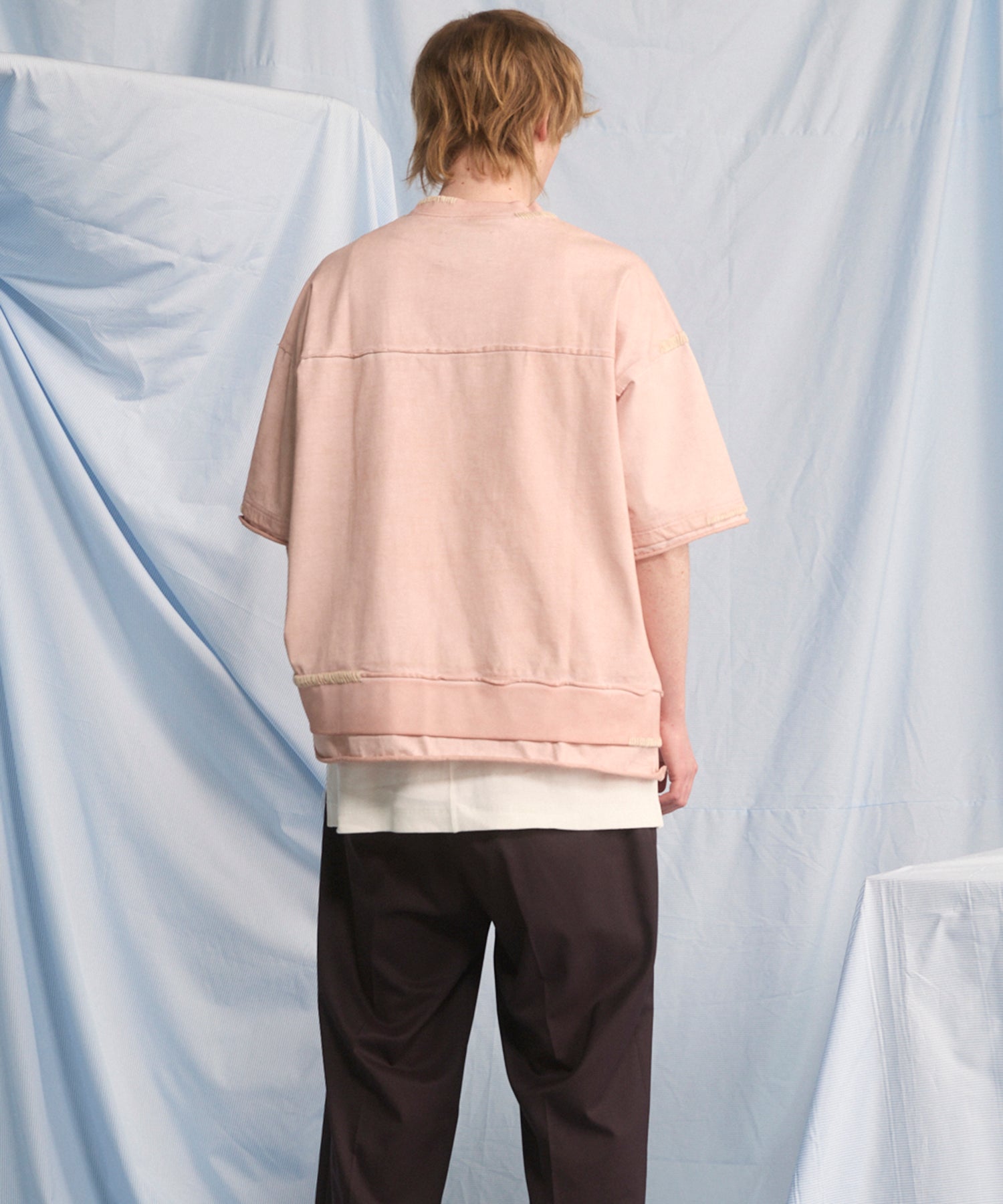 [26SS PRE-ORDER] Over-Dye Embroidery Short-sleeved T-shirt