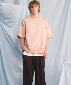 [26SS PRE-ORDER] Over-Dye Embroidery Short-sleeved T-shirt