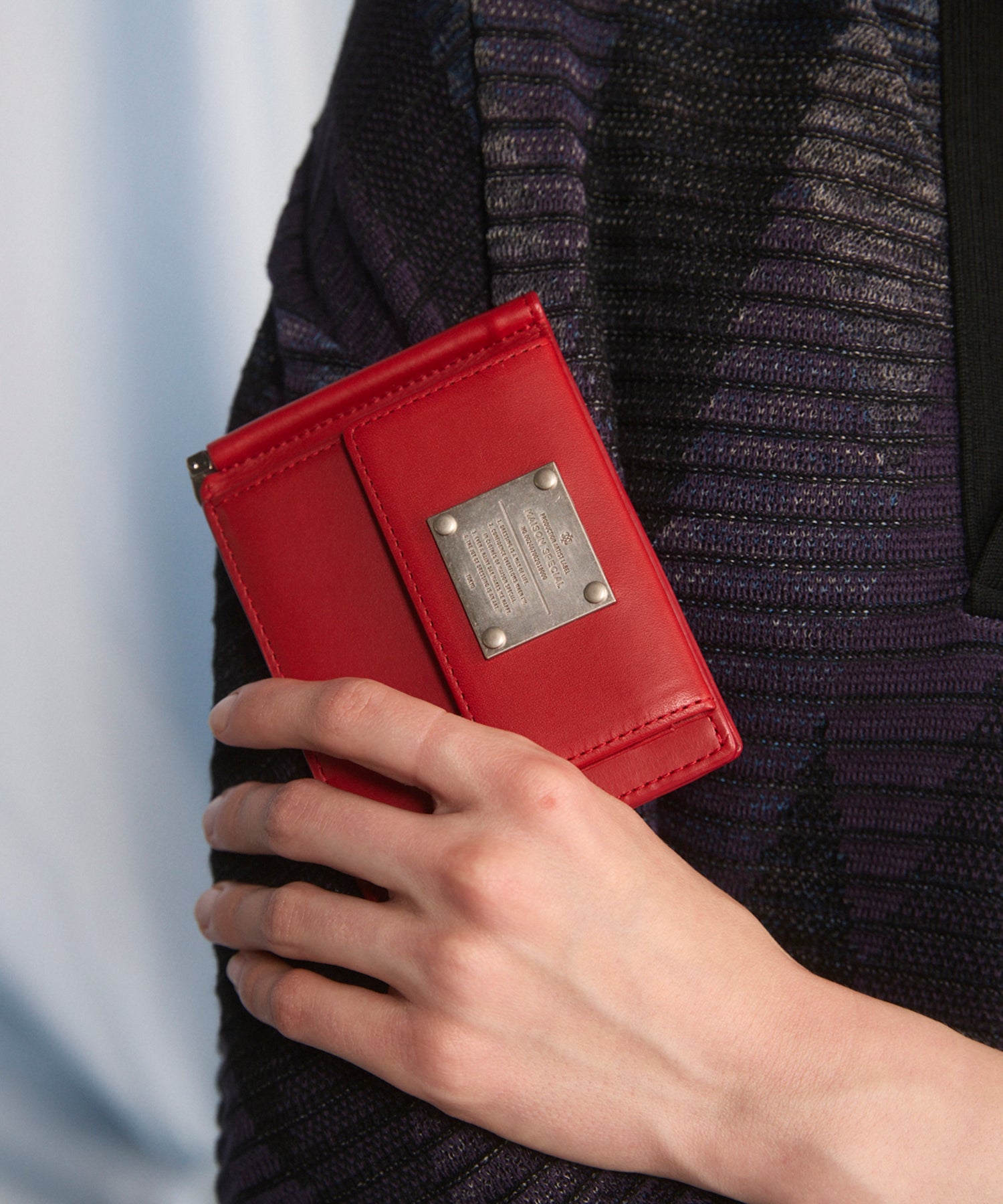 Metal Plate Money Clip Wallet