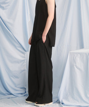 [26SS PRE-ORDER] Airy Striped Gabardine Prime-Wide Two-tuck Pants