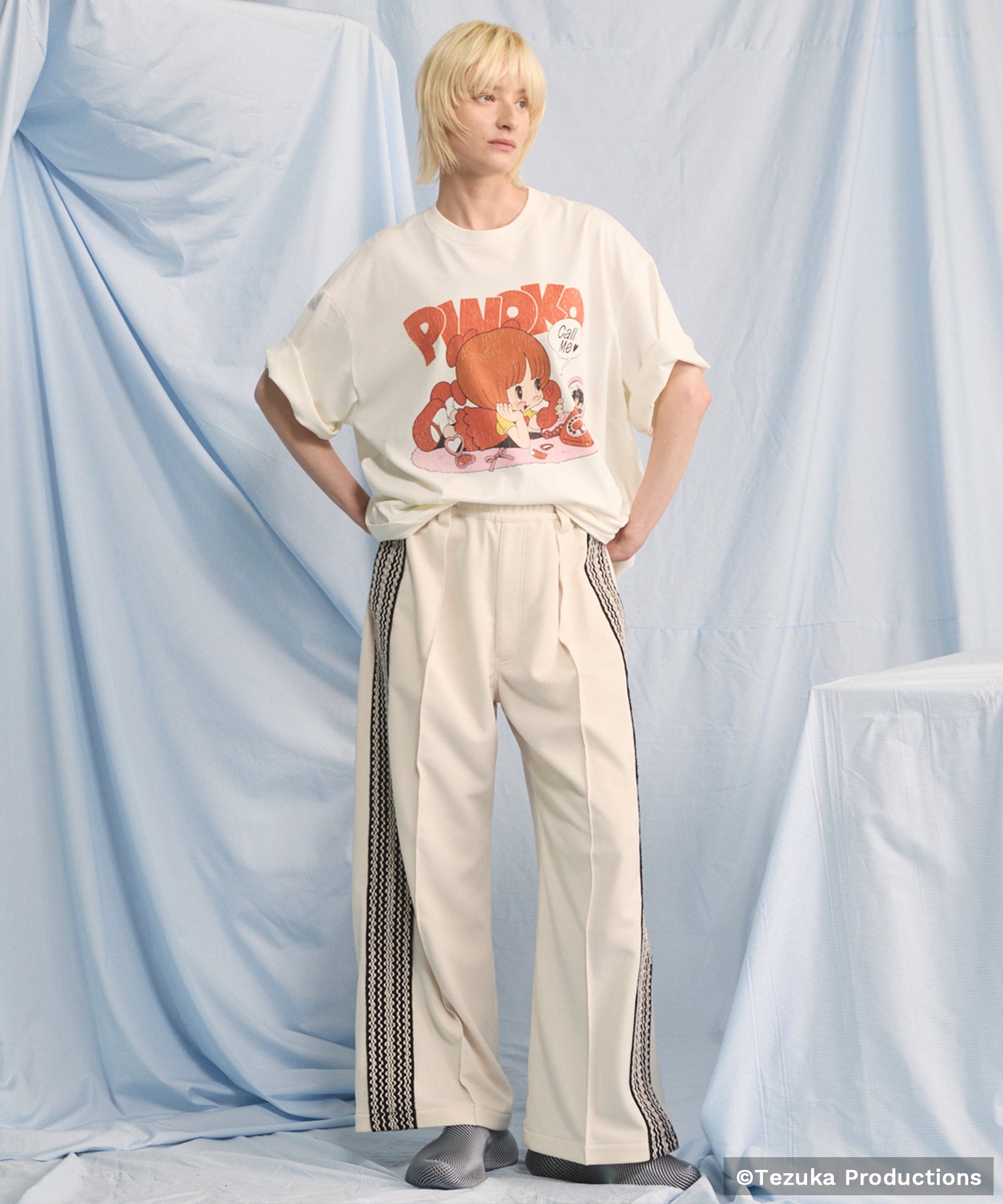 パンツ EXAMPLE TRACK JERSEY SIDE BUTTONS PANTS The DUFFER of ST.GEORGE（ザダファーオブセントジョージ） パンツ