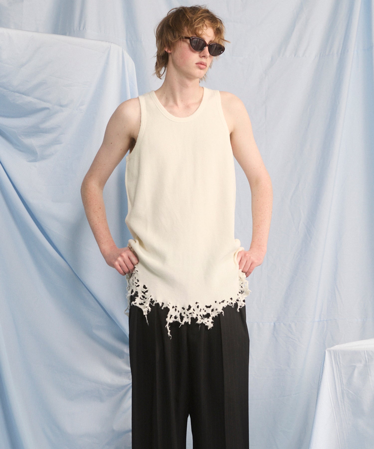 【26SS PRE-ORDER】Destructive Damage Thermal Tank Top