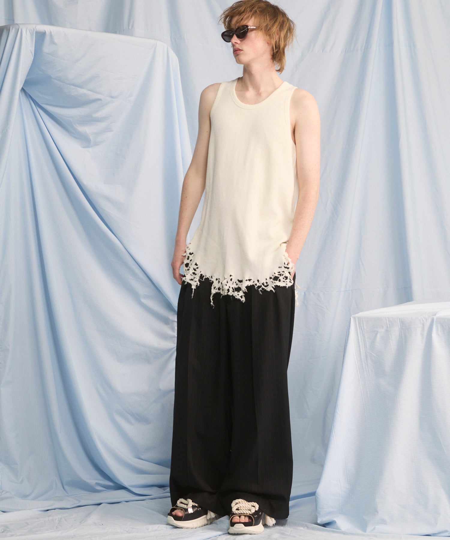 【26SS PRE-ORDER】Destructive Damage Thermal Tank Top