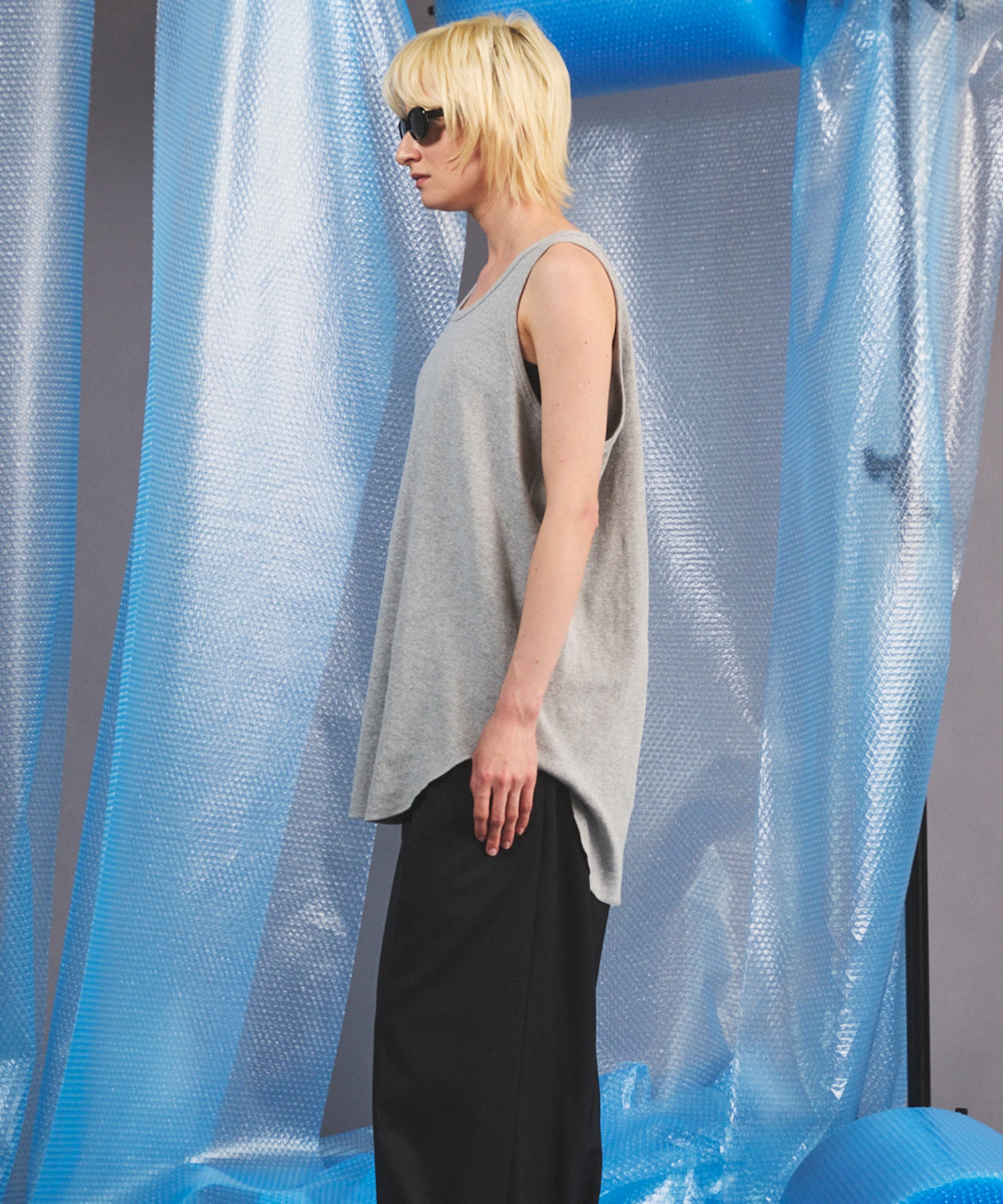 Fraise Layered Round Tank Top